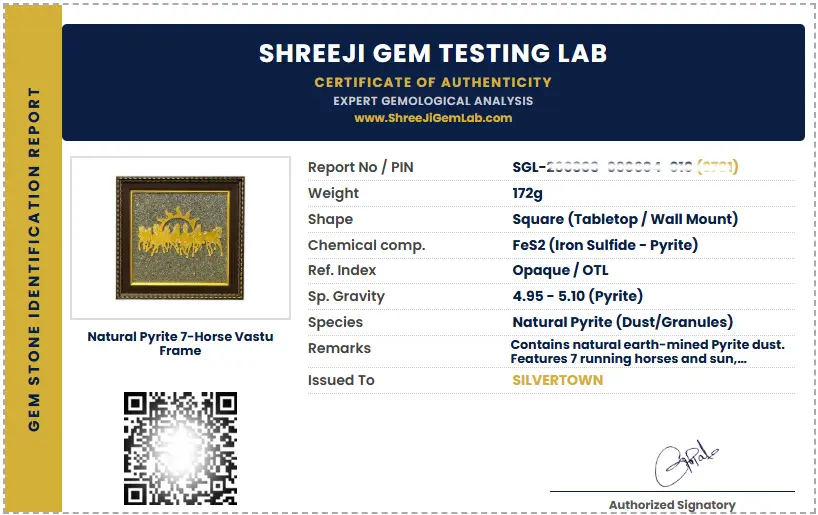 Certificate of Authenticity